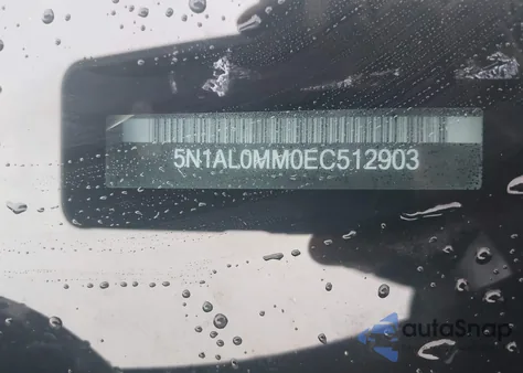 2014 Infiniti Qx60 from USA, damaged, VIN 5N1AL0MM0EC512903